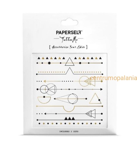 Tatuaż damski naklejka Contellations 2szt Paperself