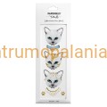 Tatuaż naklejka Meow 2szt Paperself