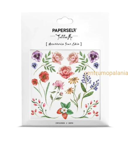 Tatuaż naklejka Flowers and Berries Paperself