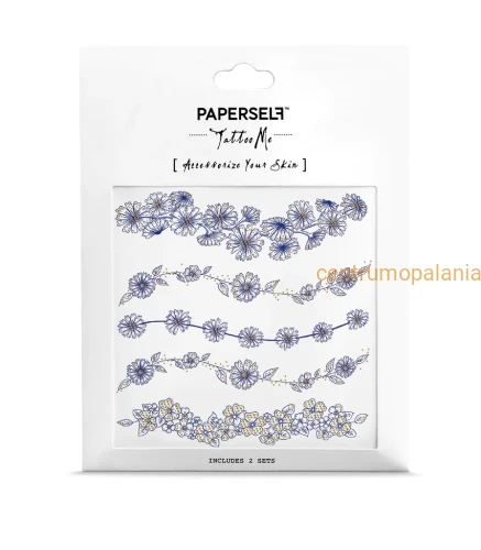 Tatuaż wodny naklejka Daisy Bloom Paperself