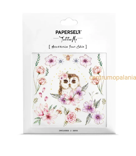 Tatuaż naklejka Owl Paperself