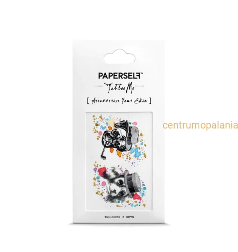 Tatuaż naklejka Puppy Brothers Paperself