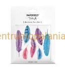 Tatuaż wodny naklejany Colour Feathers Paperself