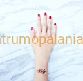 Tatuaż tymczasowy naklejany Burgundy Garden Bracelet Paperself