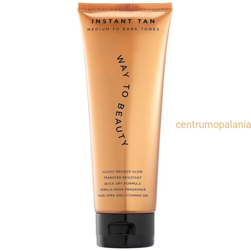 Instant Tan Medium to Dark bronzer Way to Beauty 250ml