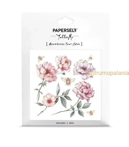 Tatuaż naklejka tymczasowa Paperself Bee's Garden