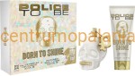Police woda perfumowana damska Born to Shine z balsamem zestaw