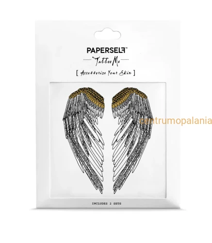 Paperself tatuaż naklejka wodna tymczasowa Wings