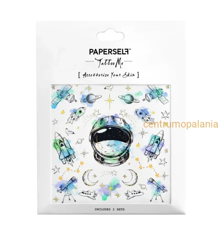 Paperself tatuaż przyklejny naklejka wodna tymczasowa Space