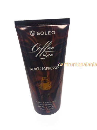 Soleo Black Espresso silny bronzer do solarium 150ml