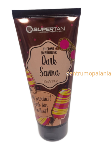 SuperTan Dark Sauna 20x thermo bronzer tingle hot 150ml