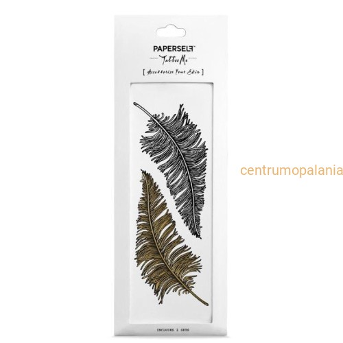 Tatuaż naklejka Feathers 2szt Paperself