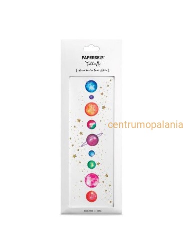 Tatuaż naklejka Planets 2szt Paperself