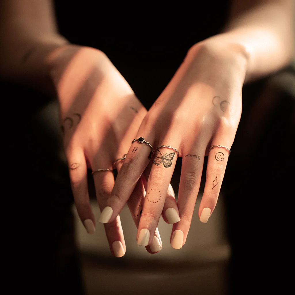 Paperself tatuaż przyklejny naklejka wodna tymczasowa Little Motifs