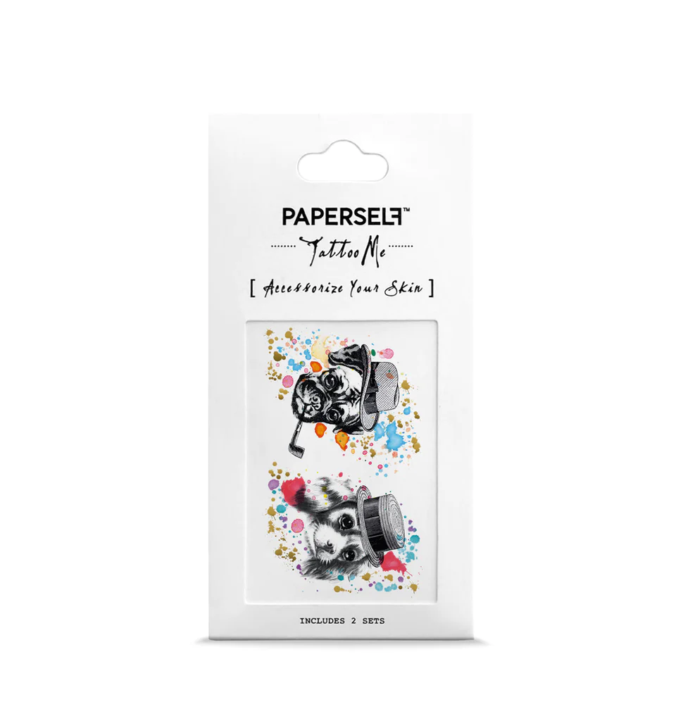 Paperself tatuaz tymczasowy Puppy Brothers