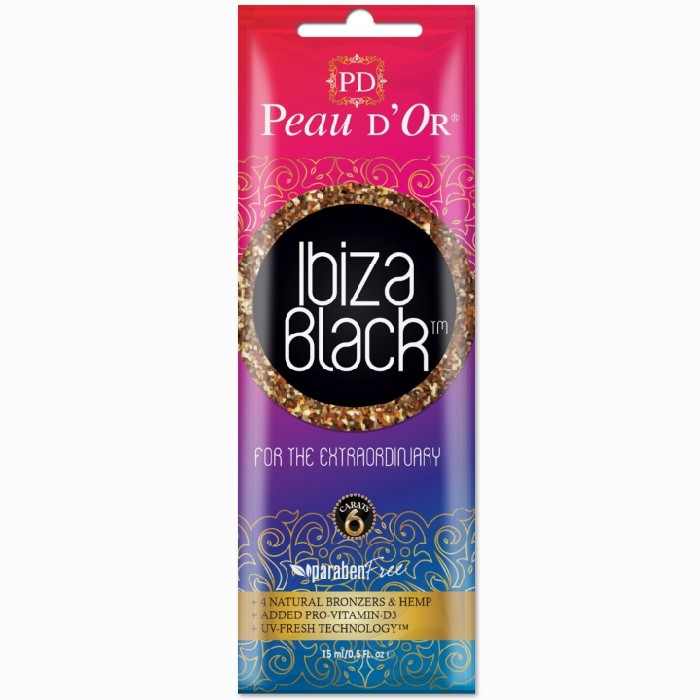Peau dOr Ibiza Black balsam do opalania w solarium saszetka
