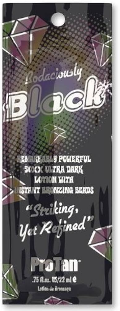 Pro Tan Bodaciously Black krem brązujący do opalania w solarium saszetka