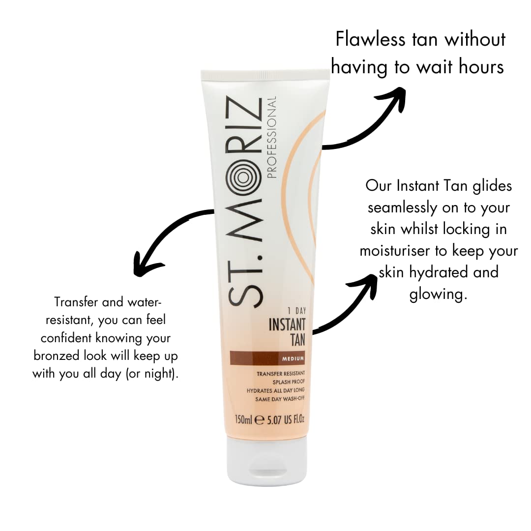 St.Moriz błyskawiczny zmywalny bronzer do twarzy i ciała