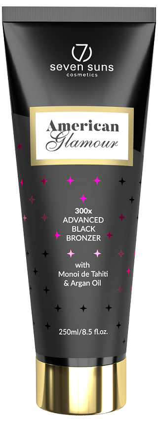 7Suns American Glamour czarny bronzer do solarium i na słońce bez bronzerów