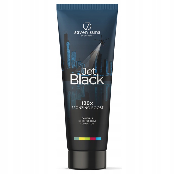 7Suns Jet Black bronzer do opalania ze wzmacniaczem