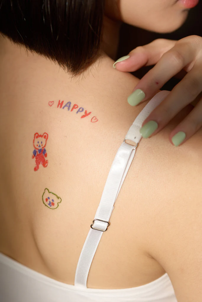 Paperself tatuaż przyklejny naklejka wodna tymczasowa Kidult