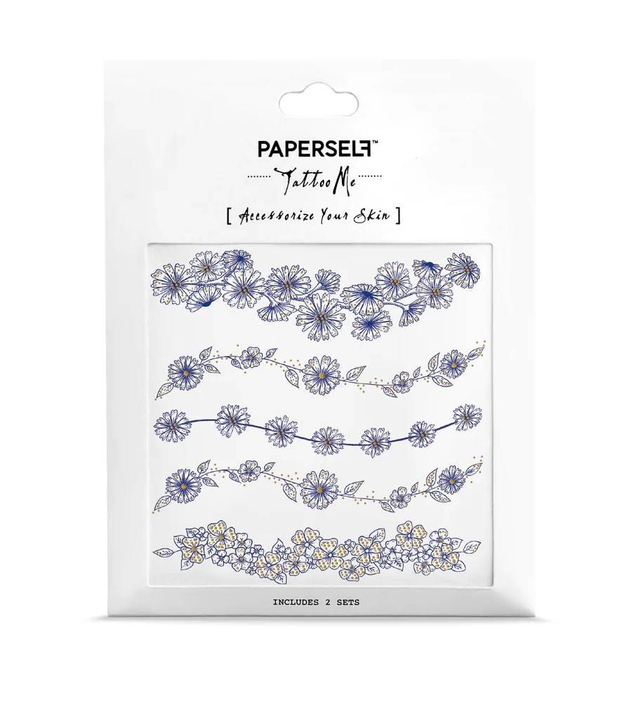 Tatuaż naklejka Daisy Bloom Paperself