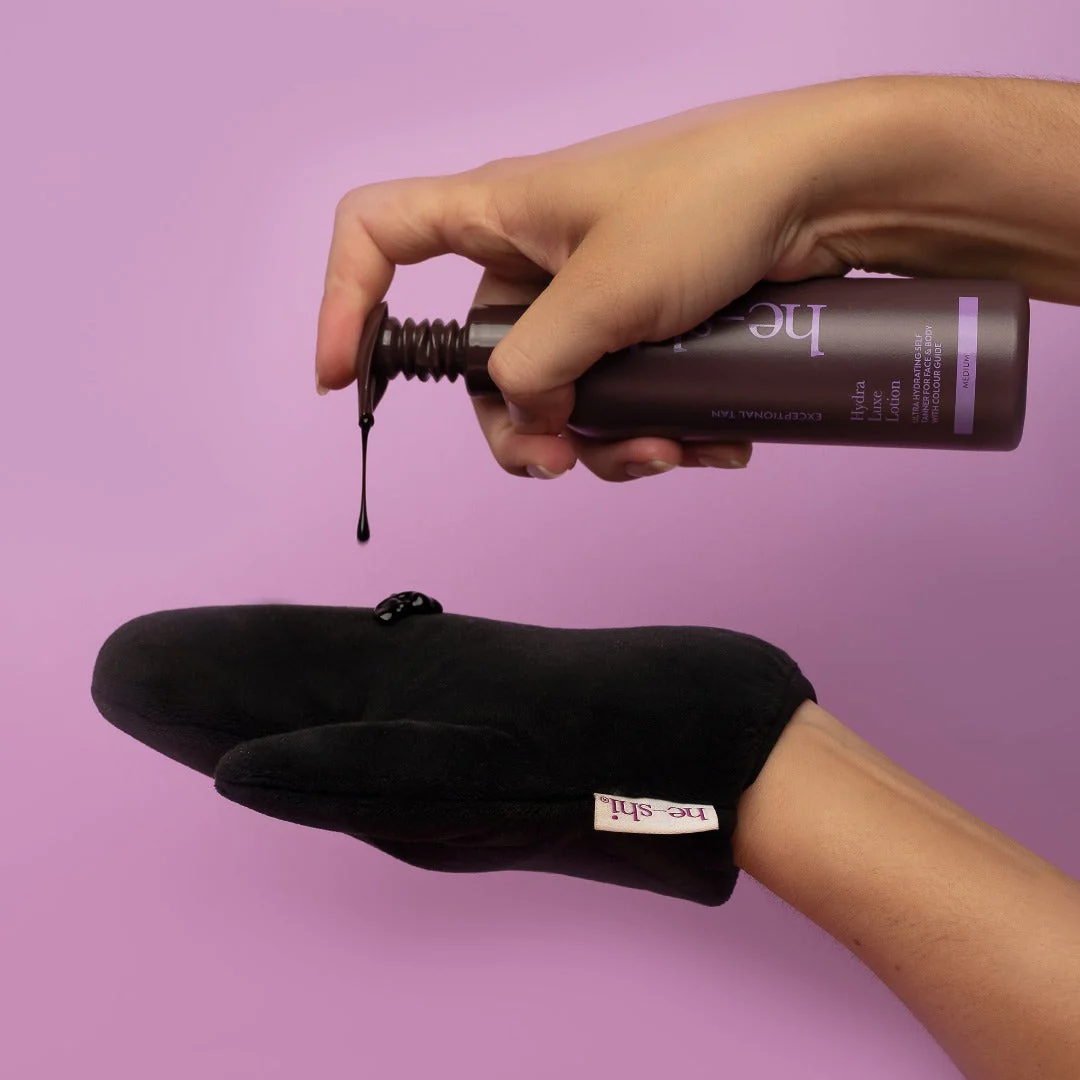 He-Shi balsam do ciała z samoopalczem Hydra Luxe