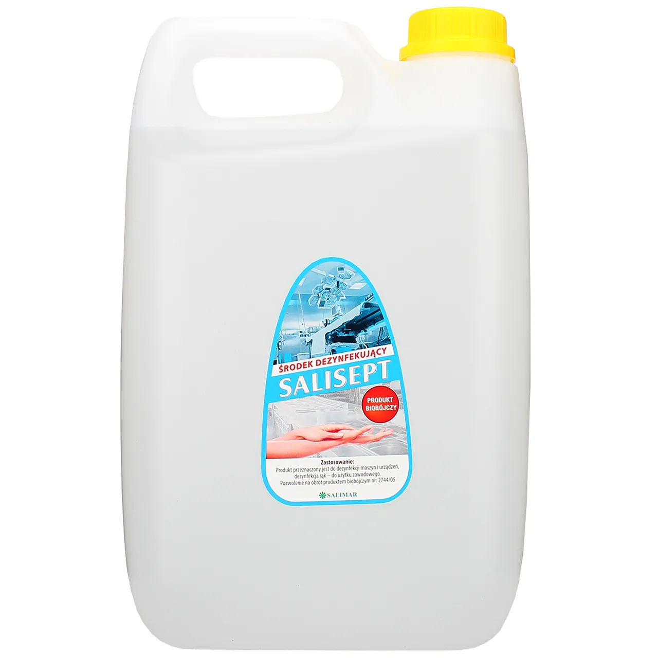 Salisept preparat do dezynfekcj i rak i narzędzi kanister 5000ml
