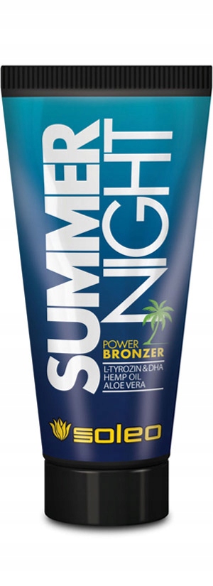 Soleo Summer Night Power Bronzer - Selbstbräuner Mit Cannabisöl Für Solarium, Sofortbräune & Pflegende Wirkung, Mit Aloe-Extrakten